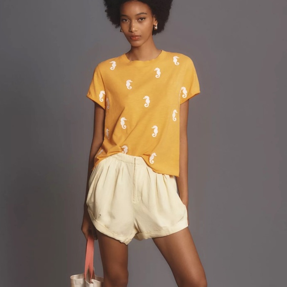 The Caitlin Boxy Tee by Maeve Anthro - Picture 2 of 10